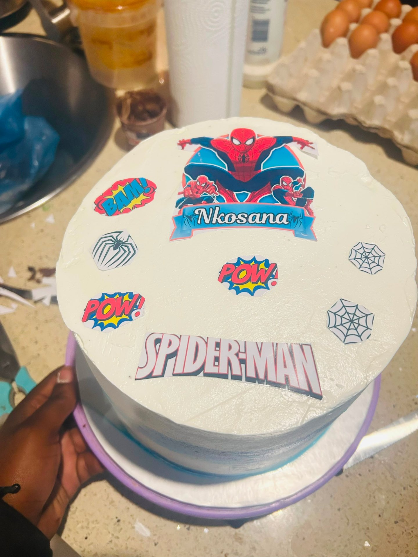 Spider-Man Birthday Cake